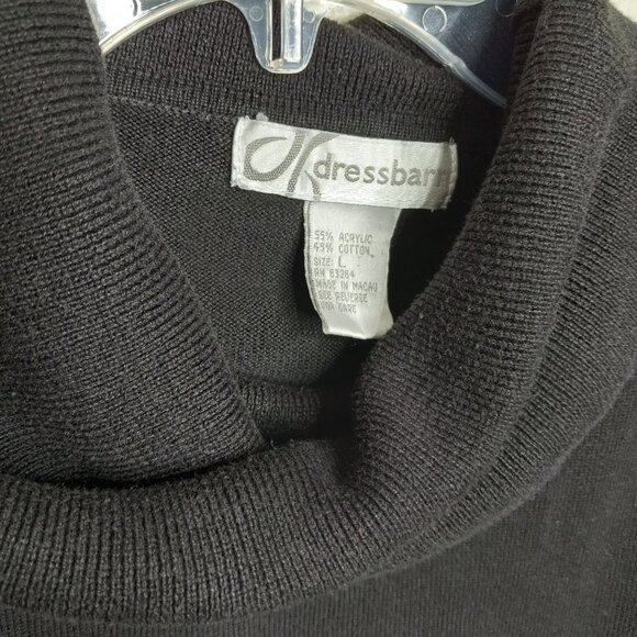 Dressbarn black sweater Size L - Picture 2 of 7